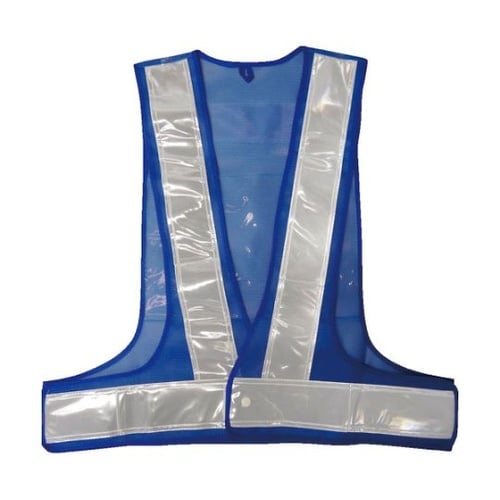 5941011アピール安全ベスト青/白