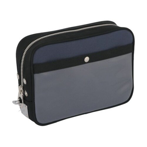 PMU03 ポーチ 馬蹄錠金具付 紺