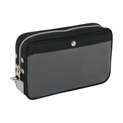 PSU01 ポーチ 馬蹄錠金具付 黒