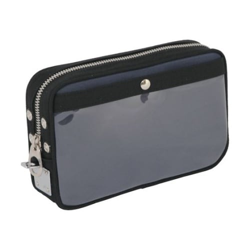 PSU03 ポーチ 馬蹄錠金具付 紺