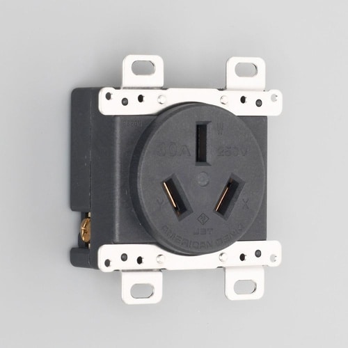 8320N 平刃形 埋込コンセント