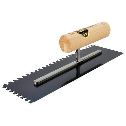 ヤマウ 油焼き クシ目角鏝 270mm×