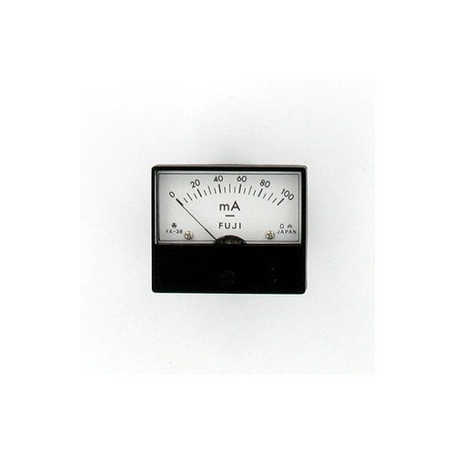 FA38BDC100mA アナログ電流計