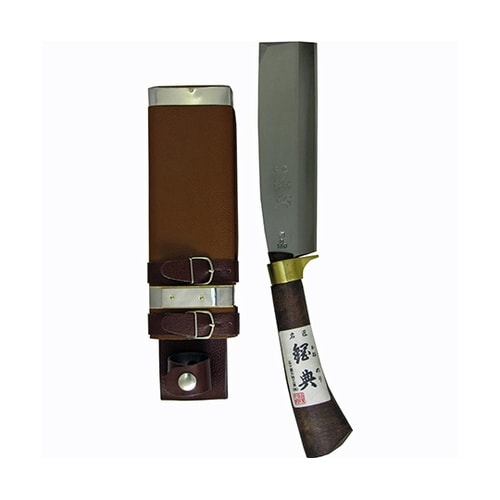 C−21 鋼付最高級鞘鉈 顎付 コブ柄