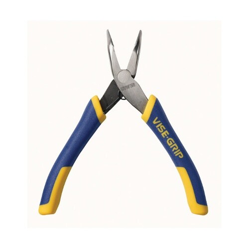 先曲りロングノーズプライヤー125mm(