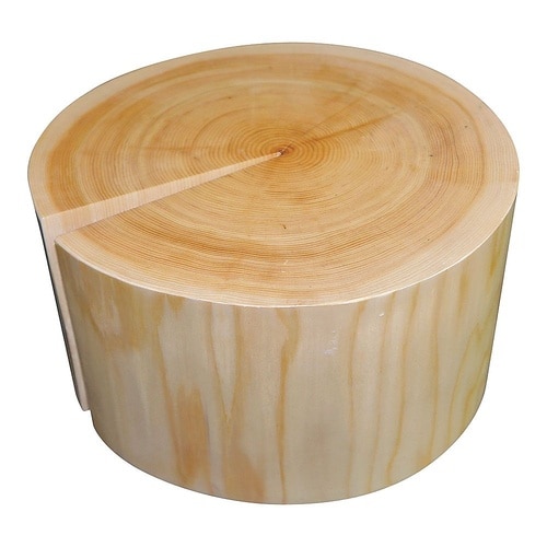 檜丸太ディスプレイ φ280×H150