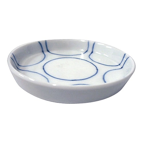 そば薬味皿 丸々 QYK7001