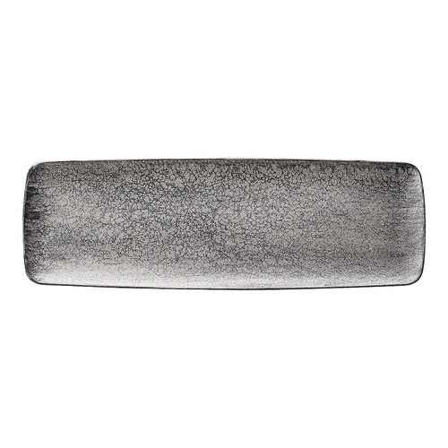 崇雪 長角皿 シルバー 34cm