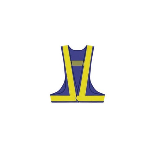 90121−7 安全ベスト7cm幅紺×黄
