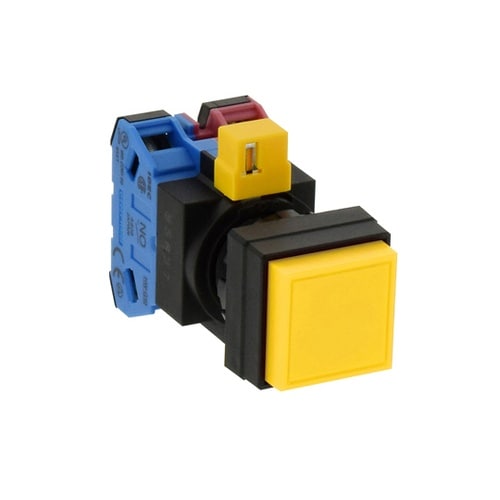 HW2B−A201Y 押ボタン角突形