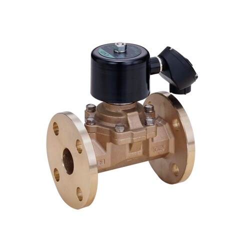 パイロットキック式2方弁ピストン駆動弁