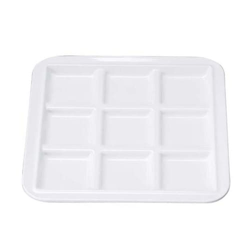 バイキングプレート 9ブロック 白 02