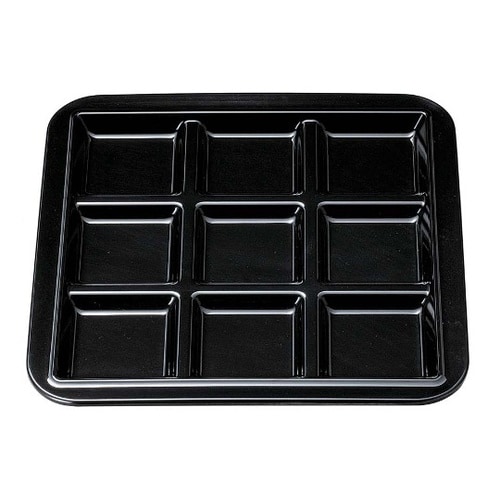 バイキングプレート 9ブロック 黒 02