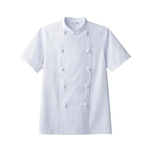 1201110男女コックコート半袖 S