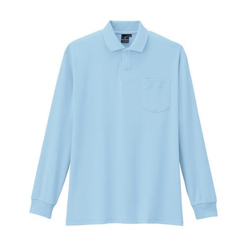 AS2587L制電防透消臭長袖ポロシャツ