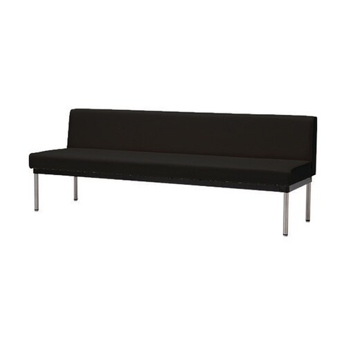 MBC1738BK ロビーチェア背付黒