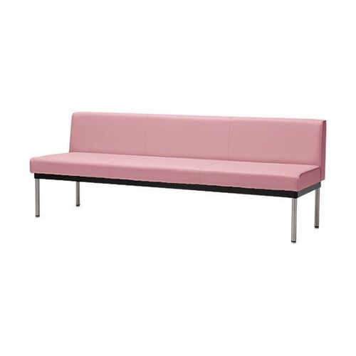 MBC1738PIロビーチェア背付ピンク