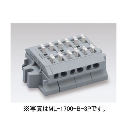 スクリューレス端子台 中継型(1極4線式