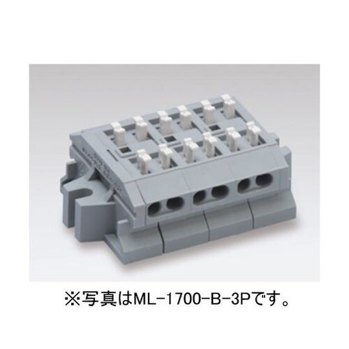 スクリューレス端子台 中継型(1極4線式