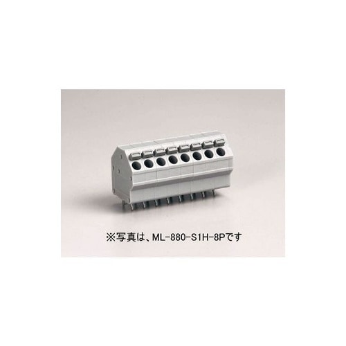 貫通型スクリューレス端子台 電線挿入孔角