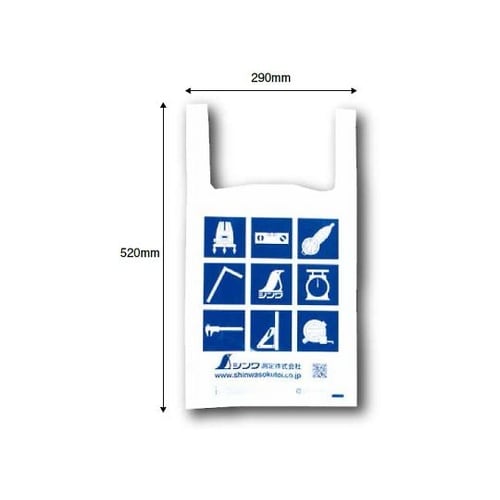 レジ袋 シンワマーク 100枚入