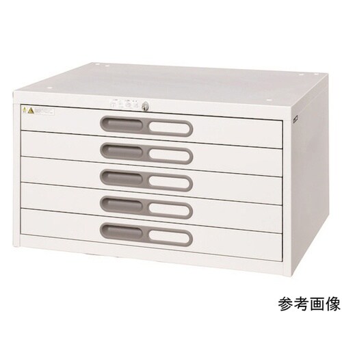 A2用マップケースA2−5W5段引出し型