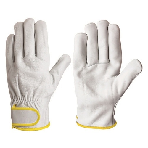 牛本革手袋(袖口マジックタイプ) CGー