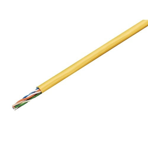 Cat5e LANケーブル 黄色 1巻(