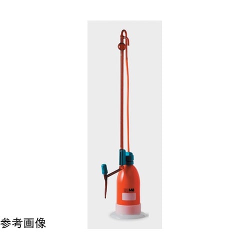 ポリ瓶式滴定ビュレット バルブコック付