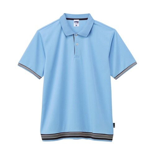 MS3122−6 4L リブポロシャツ