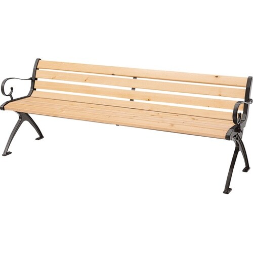 HC−100AN 天然木材背付ベンチ