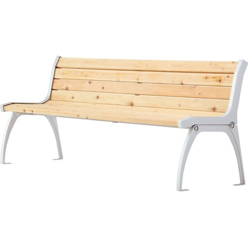 HE−1810N 天然木材背付ベンチ