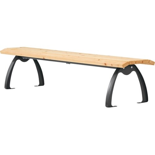 HD−1800BN 天然木材背無ベンチ