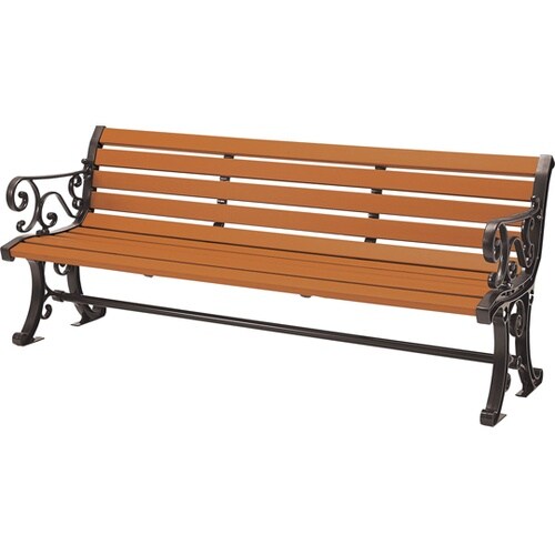 RP−1800AN 再生木材背付ベンチ