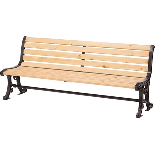 CB−1800N 天然木材背付ベンチ