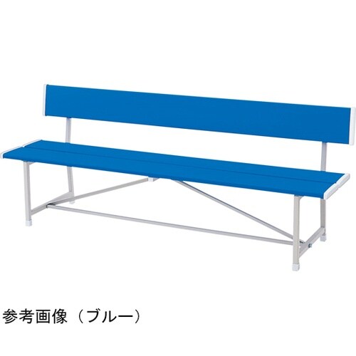 RA−1800N樹脂背付ベンチ グリーン