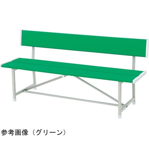 RA−1500N樹脂背付ベンチ ブルー