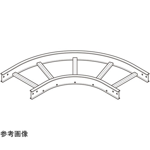 10ARL100 L形分岐ラック