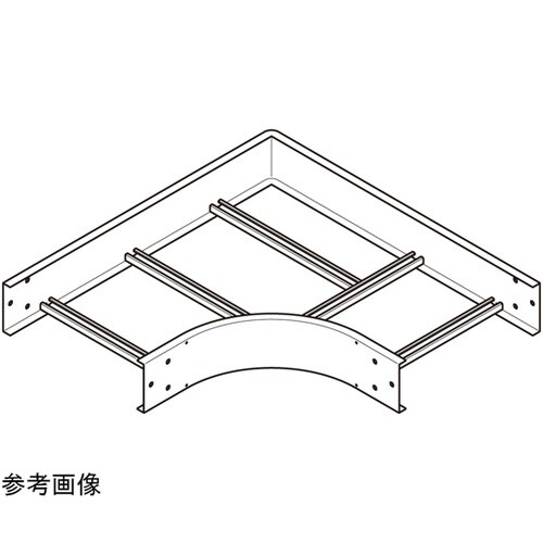 15RLA100 外直角L形分岐ラック