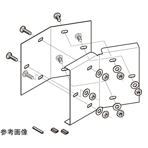 ADLG200アルミダクト分岐用継ぎ金具