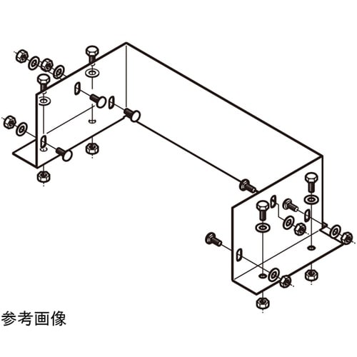 ADU2010 アルミダクト 盤接続金具