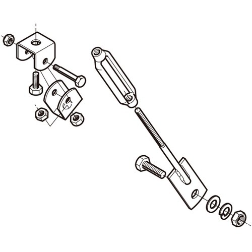 BR4S−W3耐震架台用振れ止めシステム