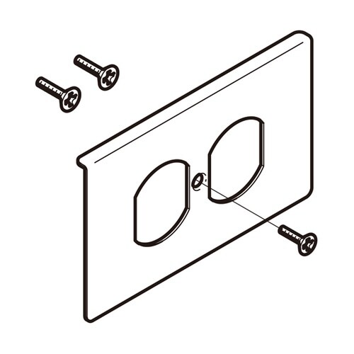 コンセントプレート 1箱(20個入) C