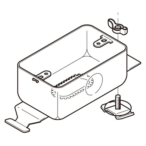 コンセントボックス 1箱(10個入) D