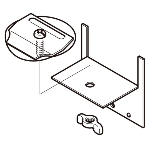 分岐ボックス用止め金具 1箱(10個入)