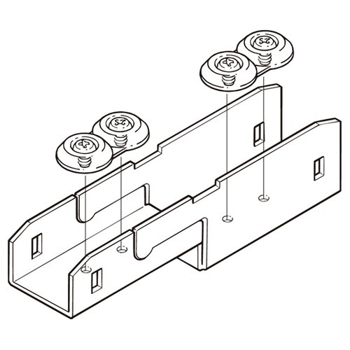 DG2R1U 異径継ぎ金具