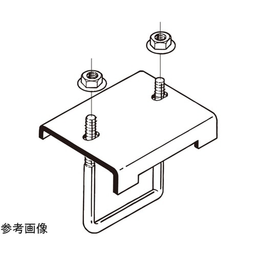 形鋼用交差支持金具 1箱(10個入) D