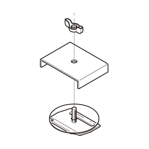 照明器具取付金具用補助金具 1箱(10個