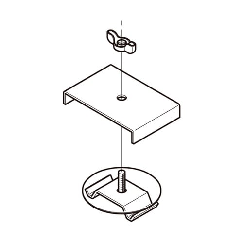 照明器具取付金具用補助金具 1箱(10個