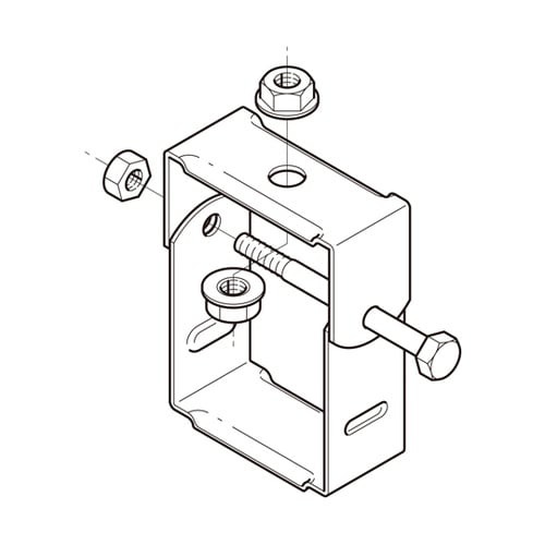ダクト吊り金具 1箱(10個入) DPY
